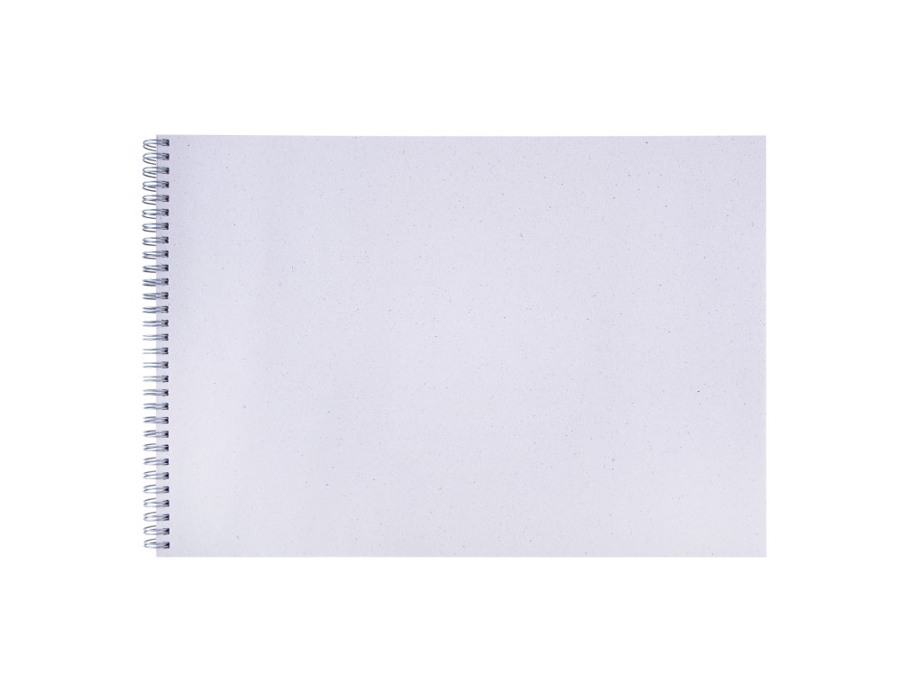 Сонет Альбом для рисования на пружине, формат 26х38см, бумага "Серая" марка Б, плотность  80г/м2, 50 листов